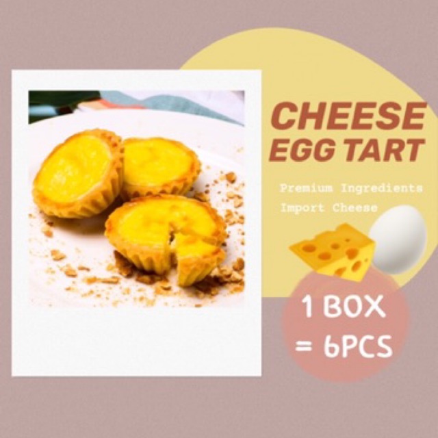 

Japanese Cheese Egg Tart with Premium Butter