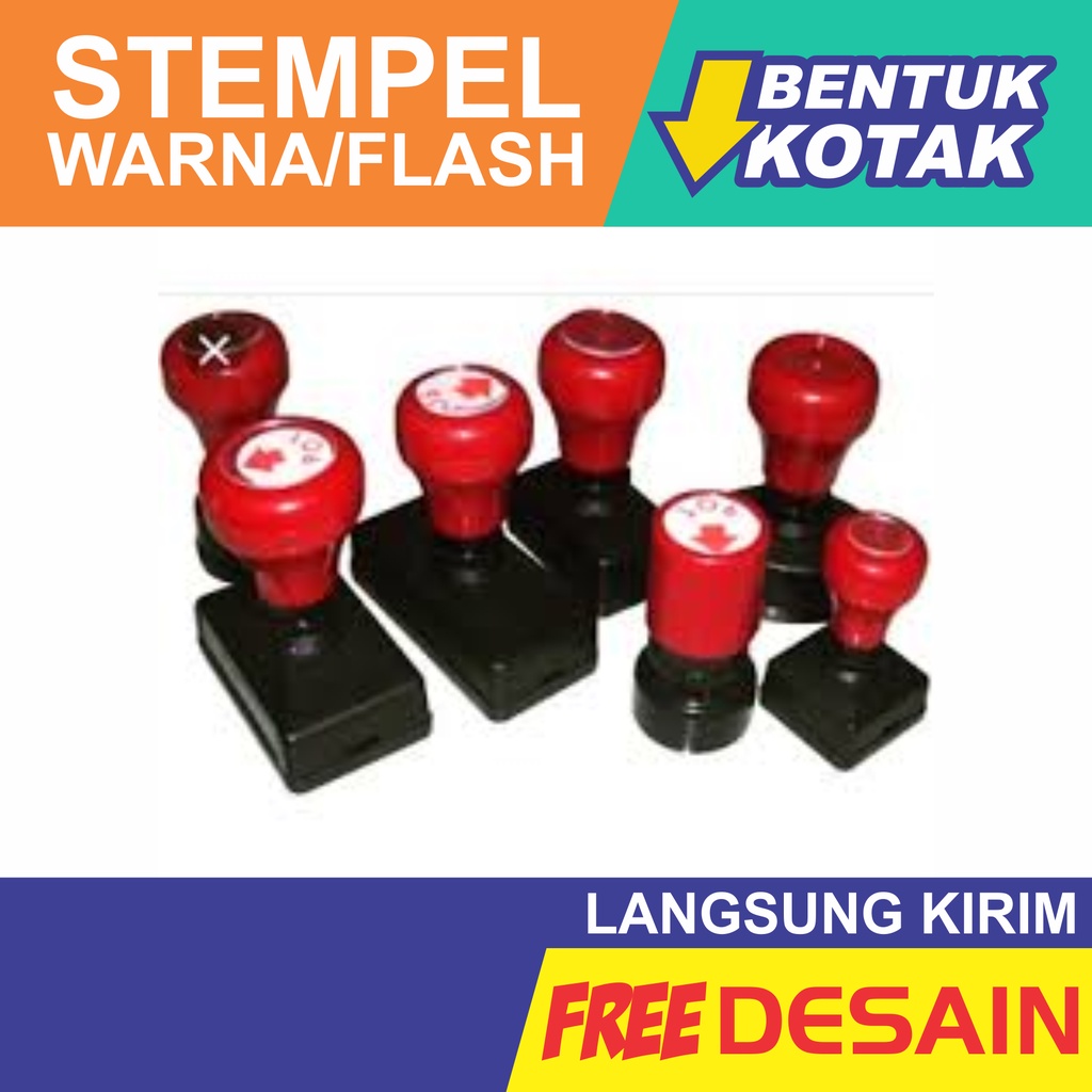 

STEMPEL FLASH | STEMPEL OTOMATIS | STEMPEL WARNA BENTUK KOTAK