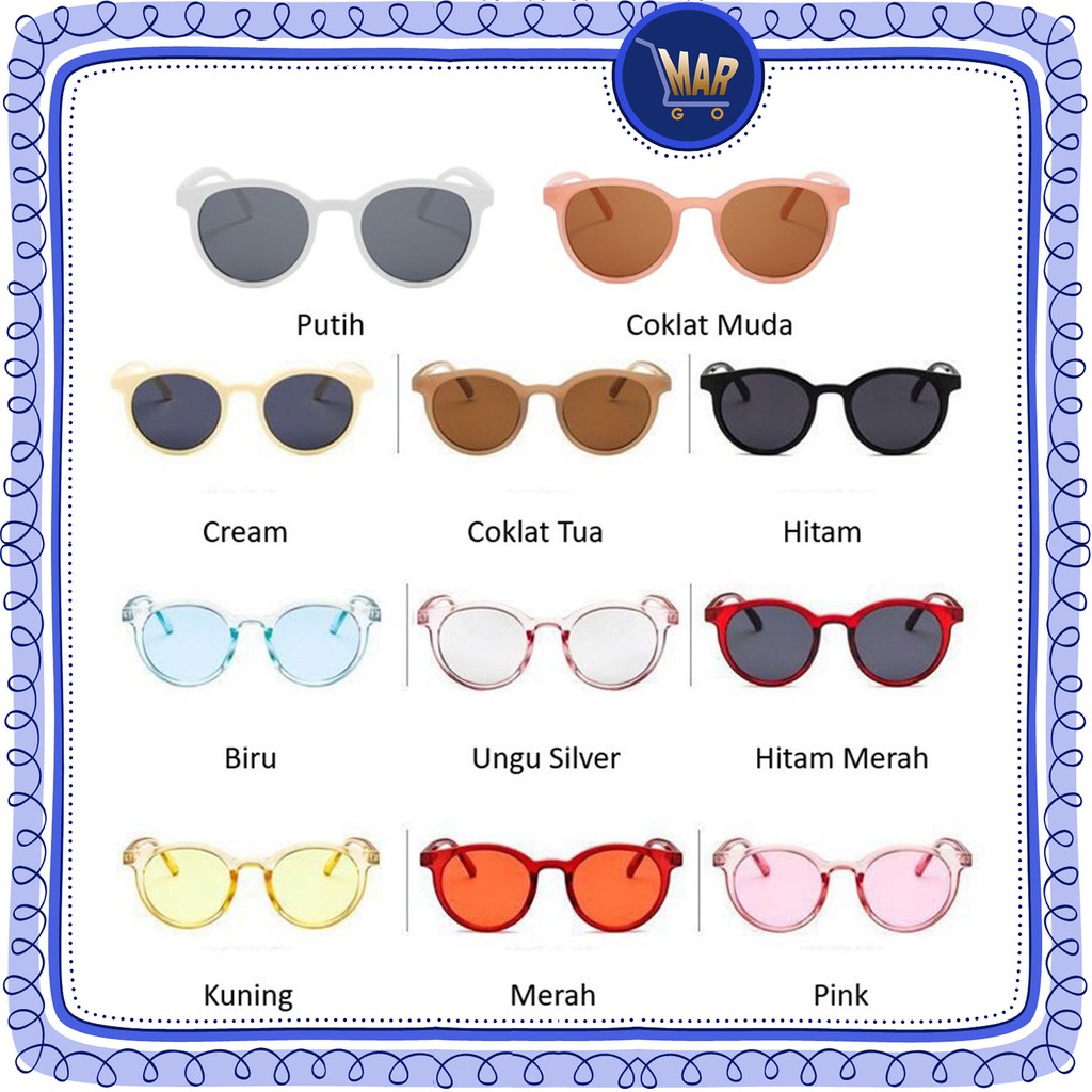 Kacamata Fashion Frame Unisex Style Korea