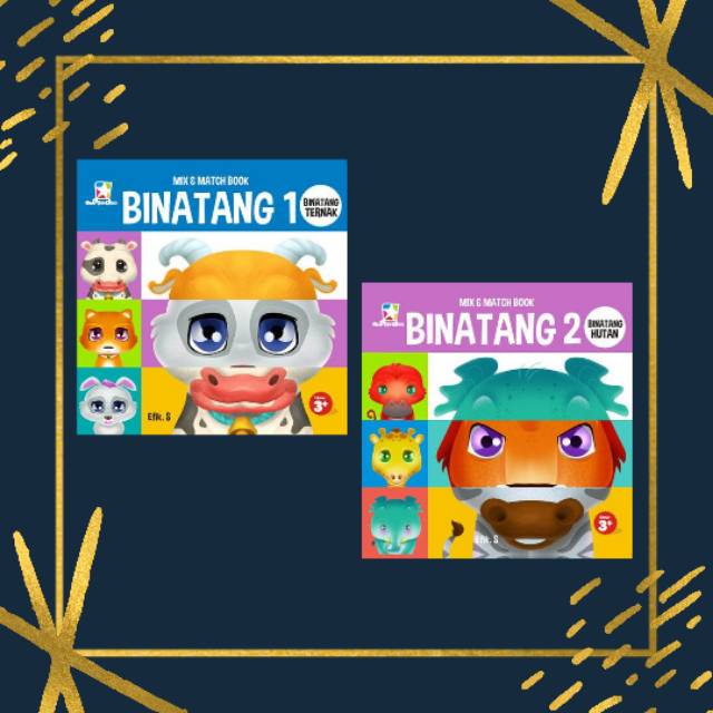 Seri Mix & Match Book (Binatang)
