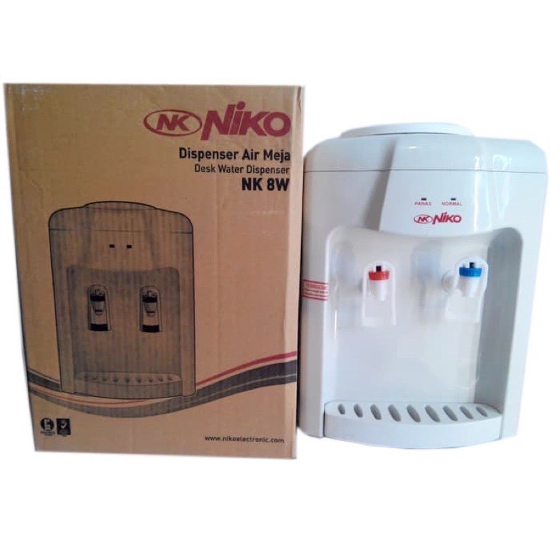 NIKO DISPENSER NIKO NK-8 W WATER DISPENSER HOT NORMAL / DISPENSER GALON ATAS PANAS NORMAL