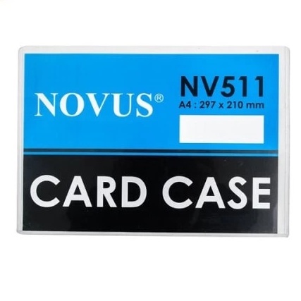 

Card Case Novus NV511 A4 / Plastik ID Tebal Uk. A4