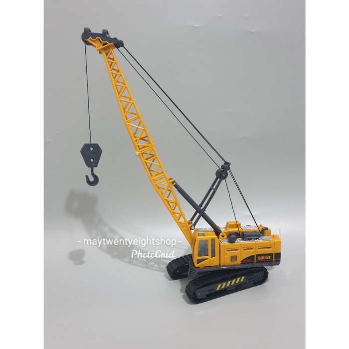 Toys Kingdom Cruzer Diecast Mobile Crane Construction Truck / Truk Konstruksi Tower Crane Alat Berat