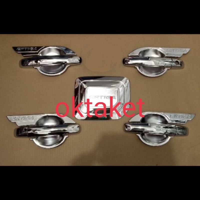 paket outer handle tank ertiga lama 2017 2015 2013 sporty hitam chrome