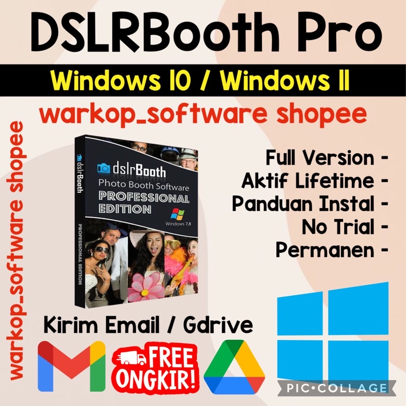 DSLR Booth dslrbooth Professional TERBARU PROMO !!