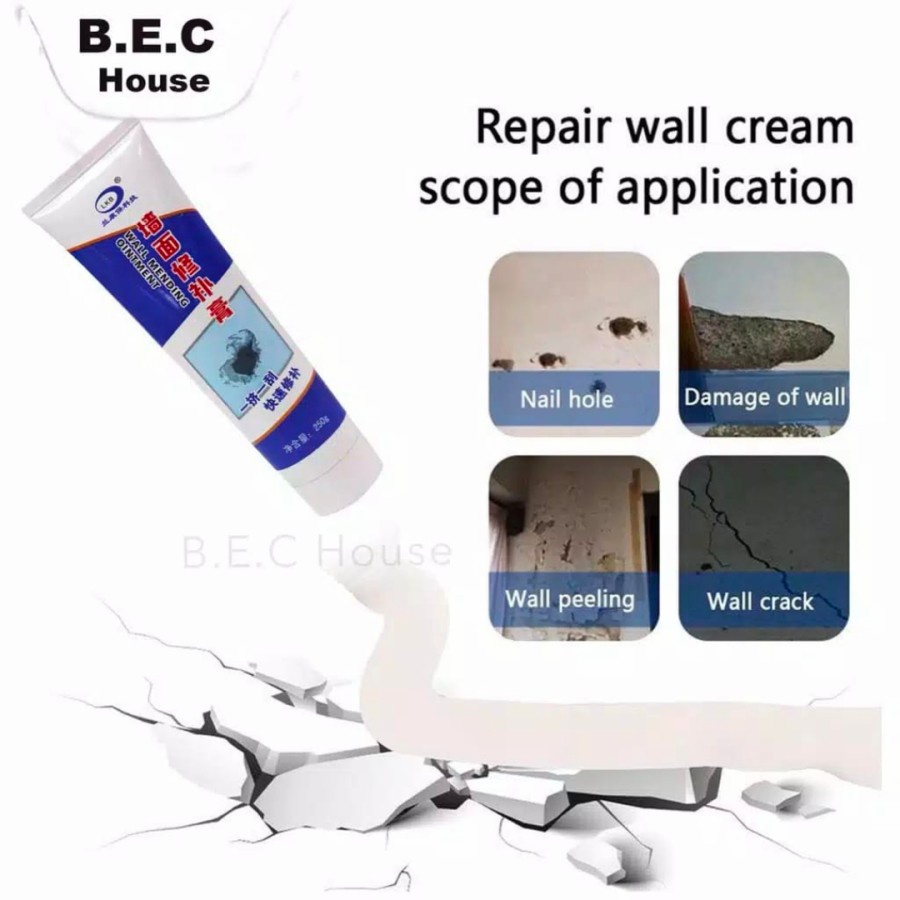 white wall repair cream - dempul ajaib tanpa tukang 2PCS