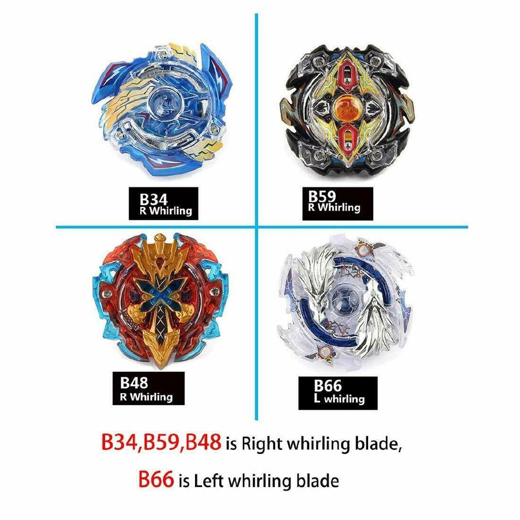 4Pcs Set Launcher Beyblade Burst Bayblade Burst 4D Bahan Metal untuk Hadiah