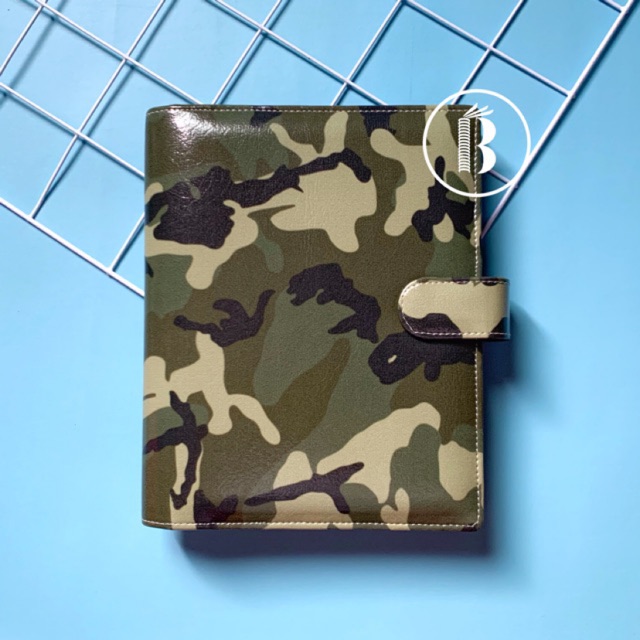 

Bindermu READY Binder Motif Army Printing Kulit Multiring 20ring A5 26ring B5