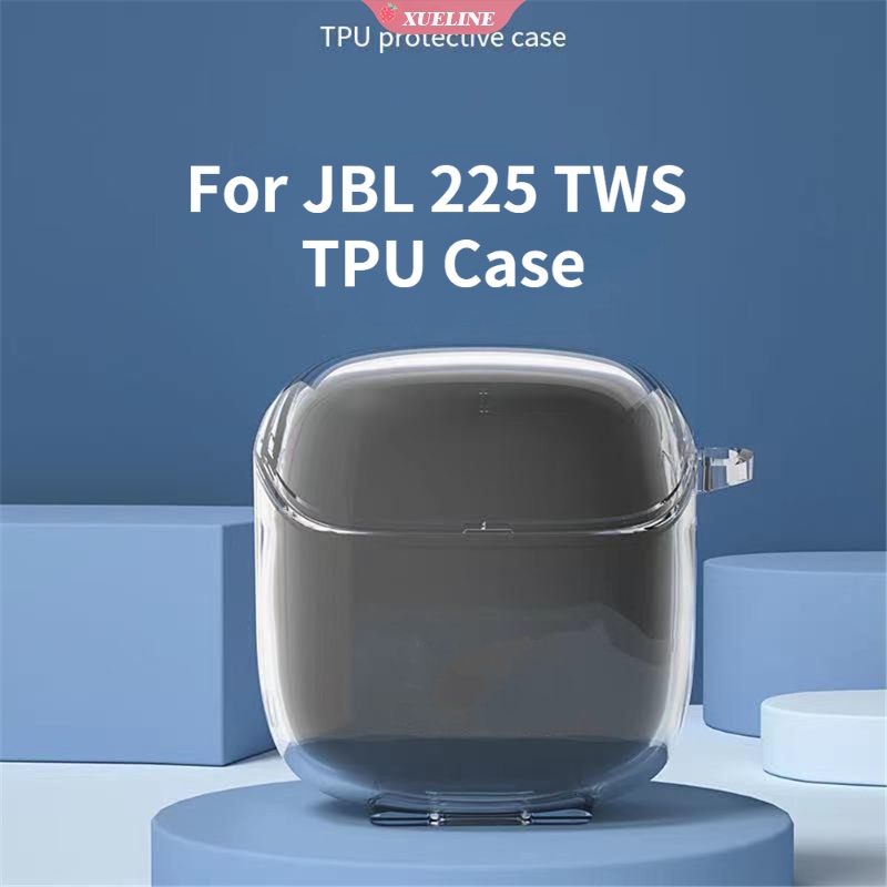 Soft Case Pelindung earphone JBL T225 tws T220TWS Transparan anti Jatuh