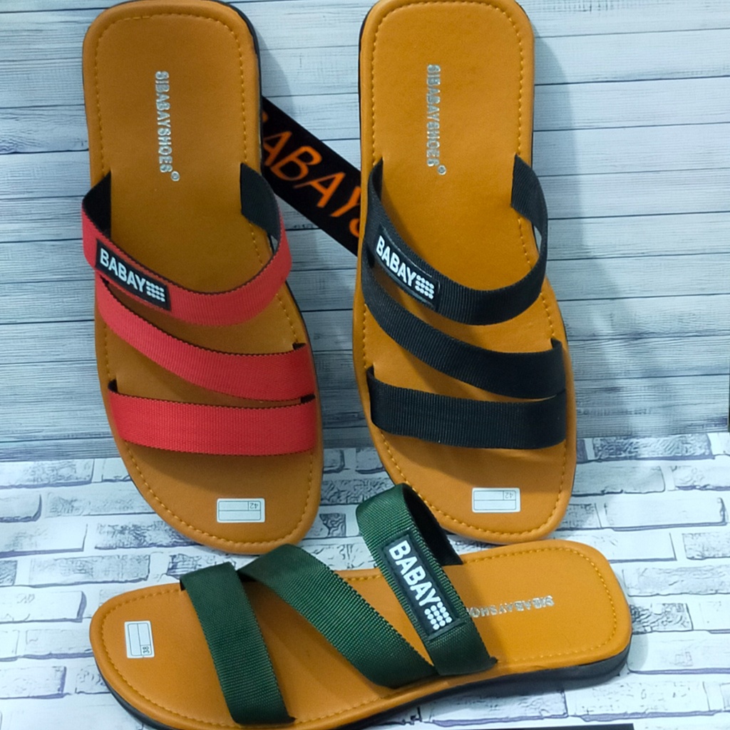 SANDAL PRIA TERLARIS NYAMAN D PAKAI/SANDAL KEKINIAN/SANDAL SANDAL WEBING SIBABAY/SADAL COWOK TALI SA