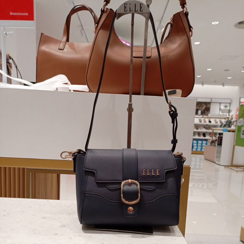 Sling Bag ELLE 41257 Original Counter Store - Tas Wanita selempang Kanvas Fashion Simple Sale