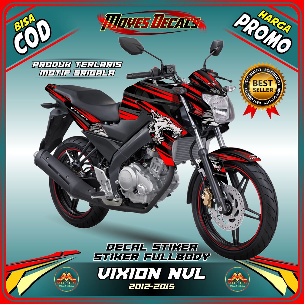 decal vixion NVL 150r sticker New vixion NVL Fullbody Decal Vixion New Fullbody