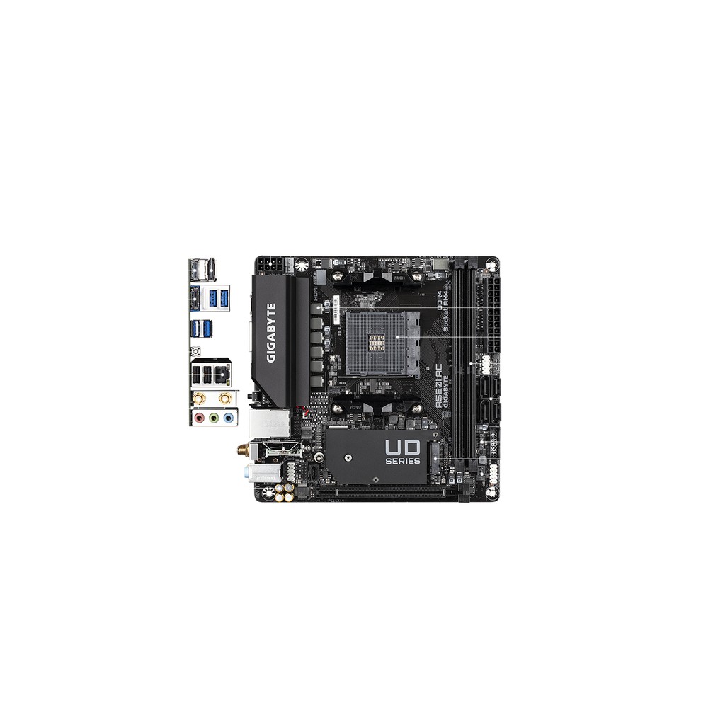 Gigabyte A520I AC Mini ITX Motherboard AM4 Q-Flash Plus RGB FUSION 2.0