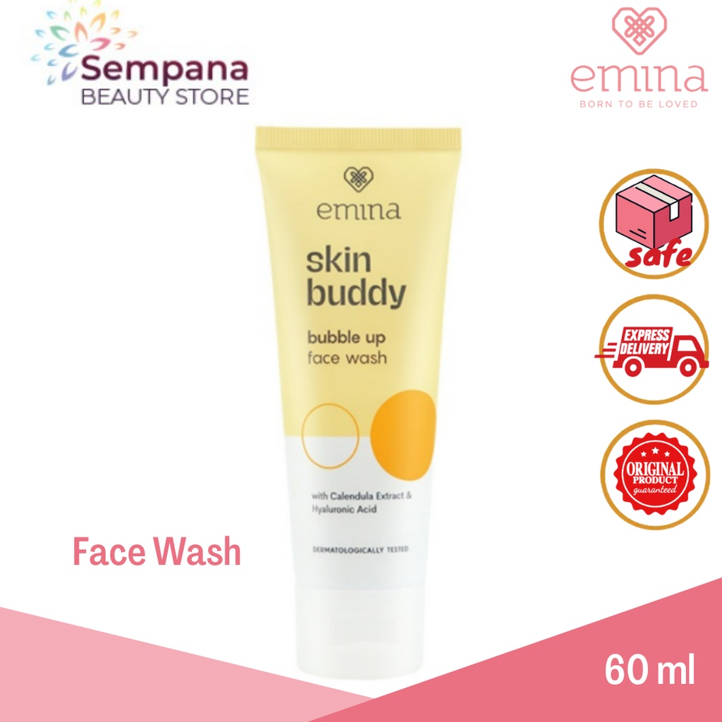 Jual Emina Skin Buddy Bubble Up Face Wash 60 ml Shopee Indonesia