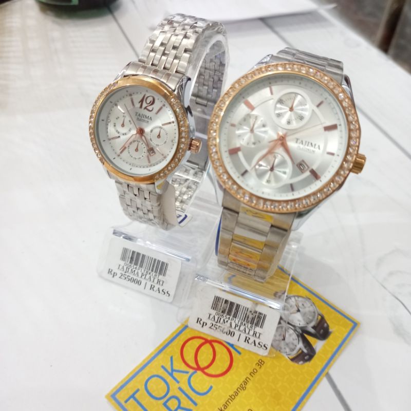 (Toko Ricoh) TAJIMA water resistant / jam tangan couple tahan air