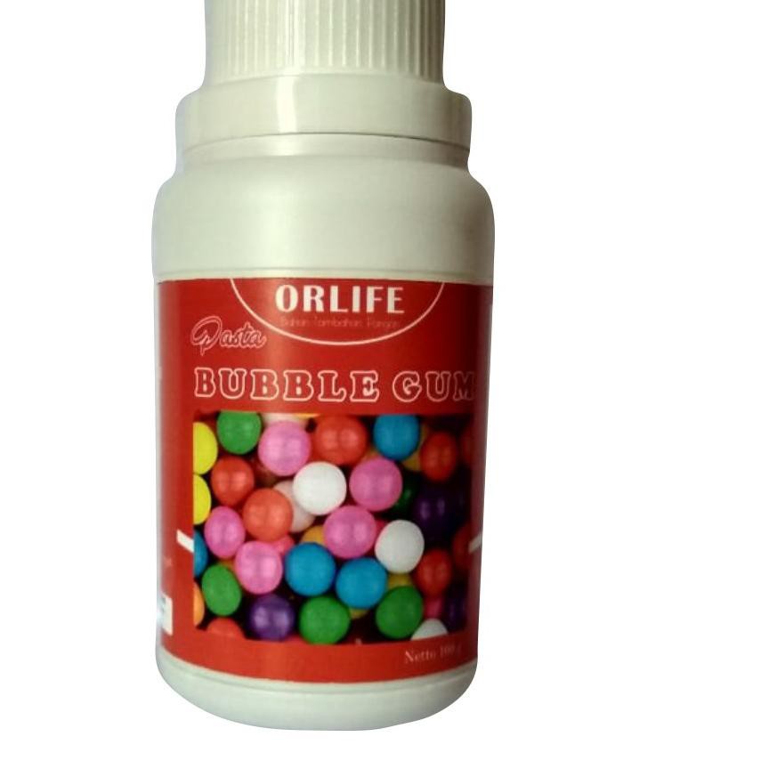 

Brand RAMADHAN Perisa Pasta Red Bubble Gum Atau Permen Karet Merah Orlife 100 Gram terbaik