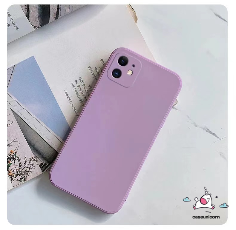 Soft Case TPU Warna Polos Untuk Vivo Y20 Y20i Y15 Y12 Y11 Y17 Y12i Y33T Y30 Y50 Y30i Y12s Y20s