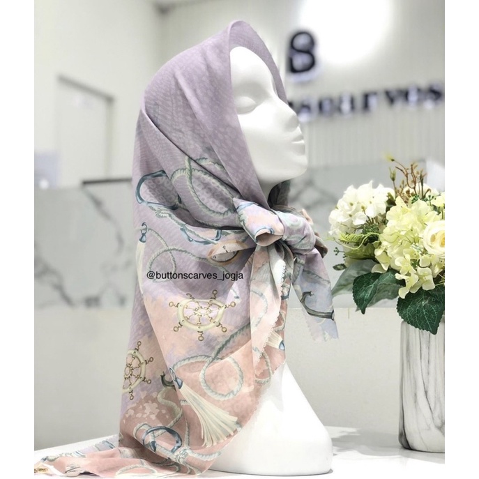 Yara Nautical buttonscarves