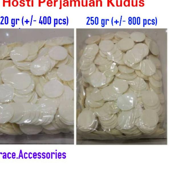 

[PRODUK ARD] Hosti roti perjamuan kudus gereja rohani kristen katolik stok baru BN0