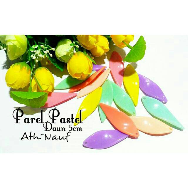 

Parel Pastel Daun 5cm