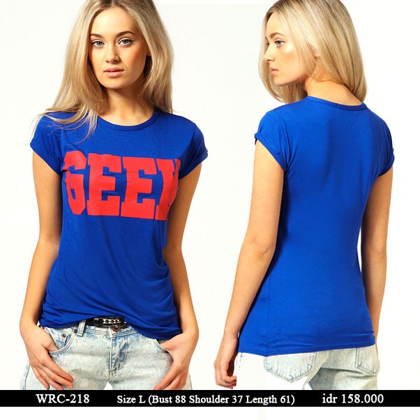 Pakaian Atasan Wanita WRC-218 || T-shirt || Kaos Wanita