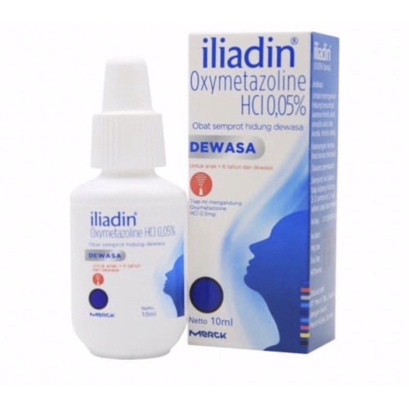Iliadin semprot hidung dewasa 10 ml ( melegakan hidung tersumbat )