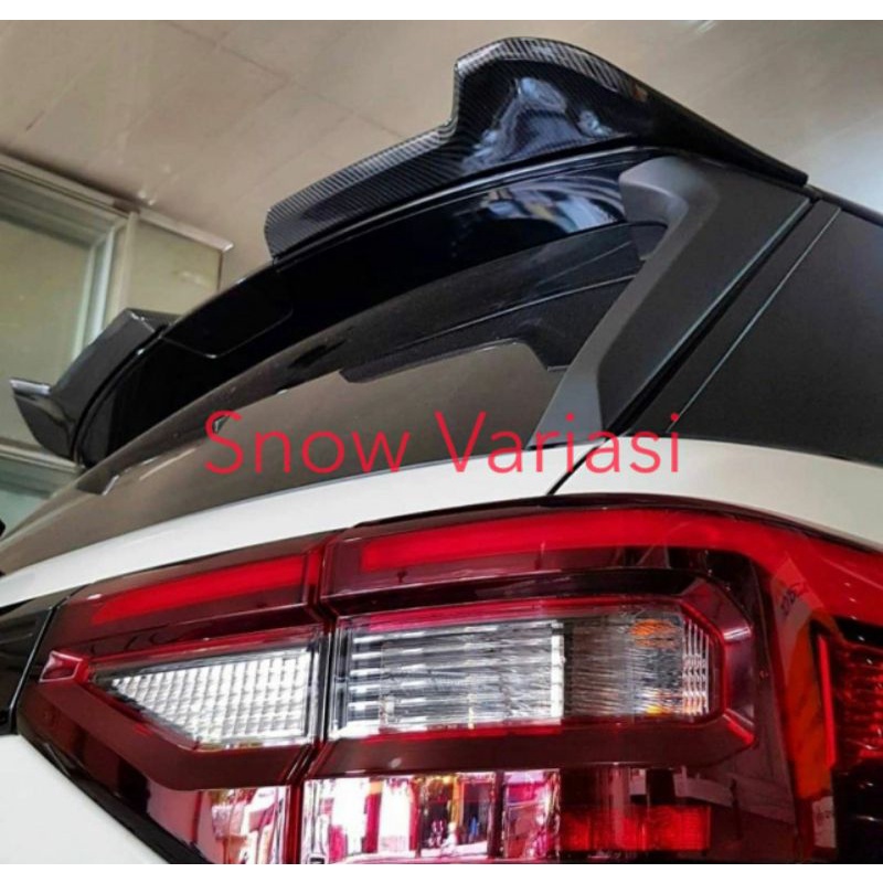 Paket Spoiler Roof Rail Toyota Raize Daihatsu Rocky 2021 Carbon