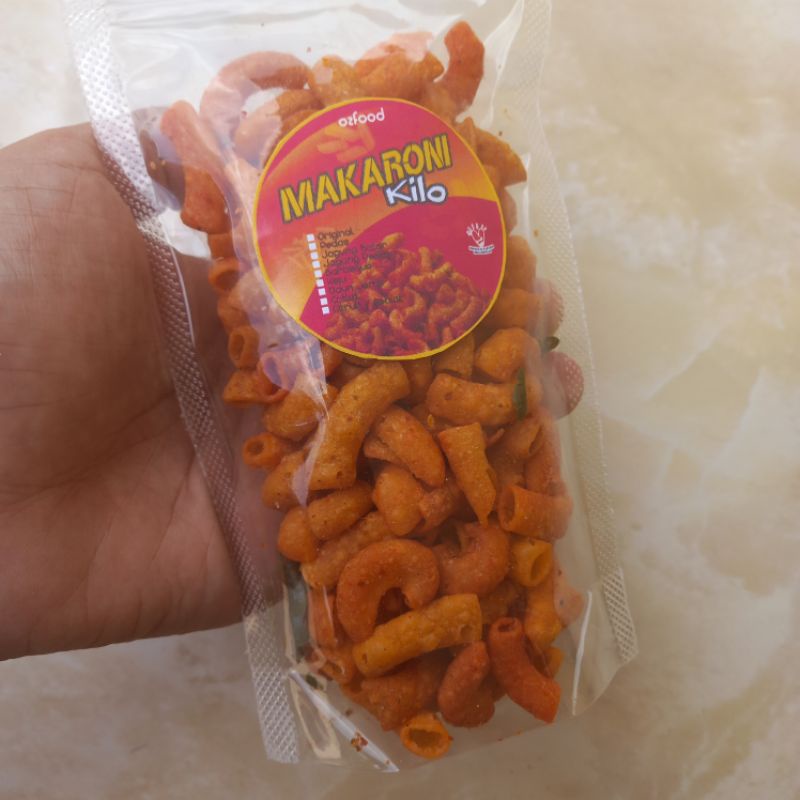 

Makaroni kilo bantat Sp45 / cemilan makanan ringan makaroni kilo curah jajanan kering
