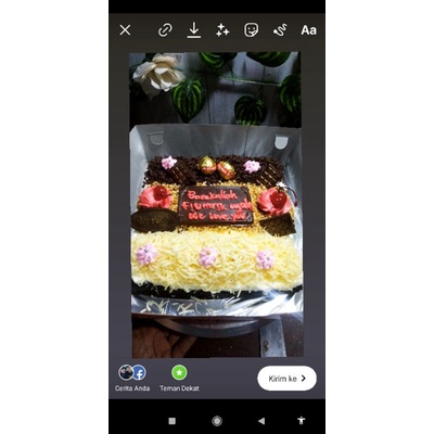 

cake potong //birthday cake