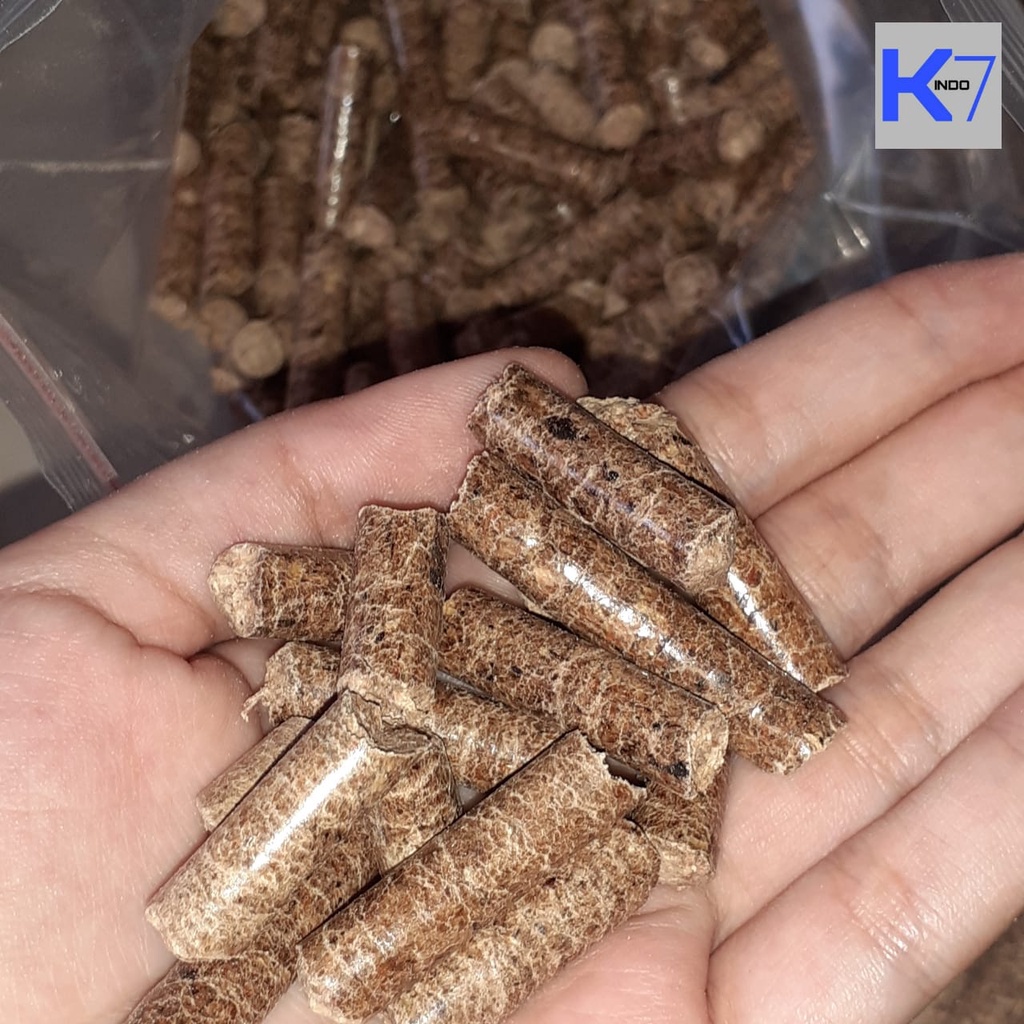 Pelet Kayu 1kg Wood Pellet Alas Kandang Hewan Kucing Organik Murah