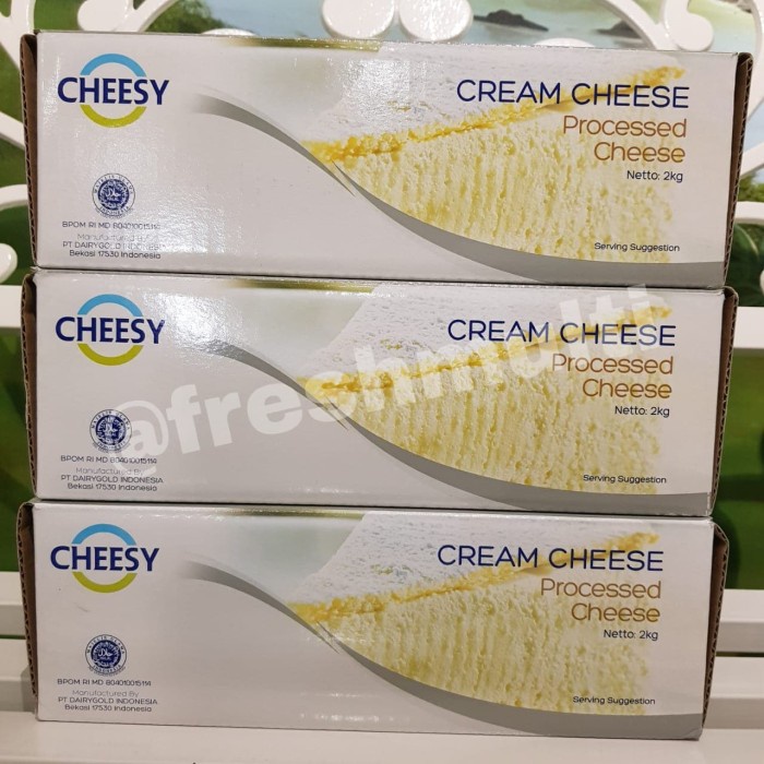 

Krim- Cream Cheese / Cheese Cream Cheese / Cream Cheese Cheesy 2Kg -Krim.