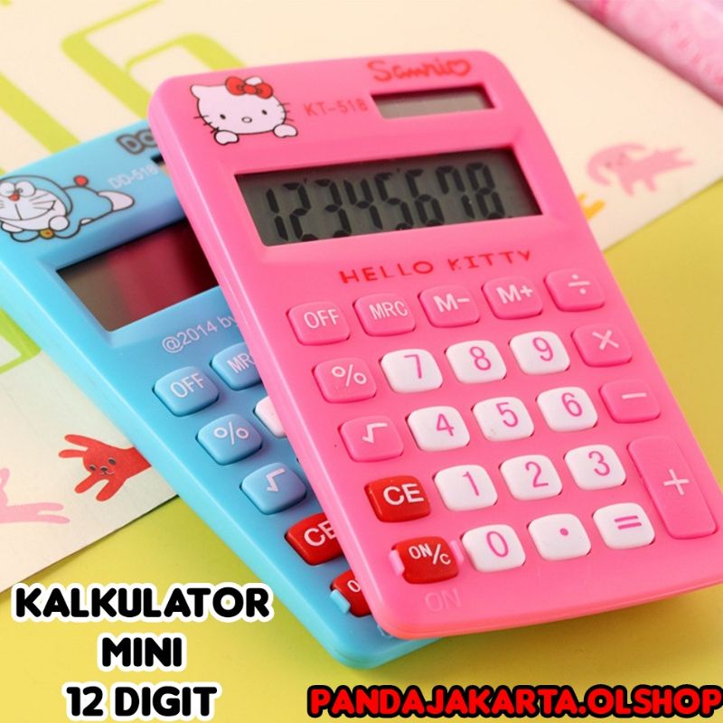 

Kalkulator Mini 12 Digit Karakter⭐ pandajakarta ⭐