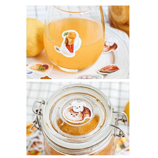 Label Stickers - Three Meals A Day (46pcs)