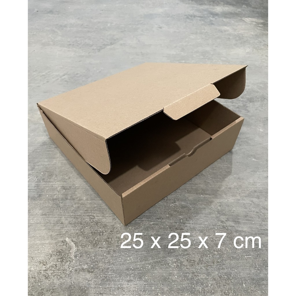 Kardus 25 x 25 x 7 cm.....Die Cut untuk kotak baju- Aksesoris- dll,-2