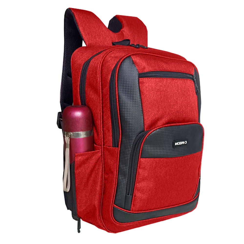 Backpack Carboni Make My Day Tas Ransel Original AA OOO3  RED  Tas  Style Casual pria wanita + FRE Raincofer