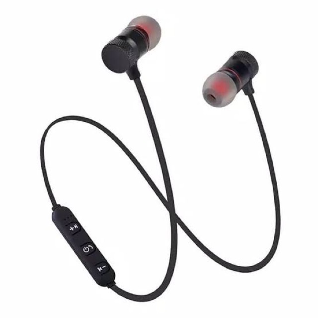 HEADSET BLUETOOTH SPORT MAGNETIC EARPHONE WIRELESS SUARA BAGUS