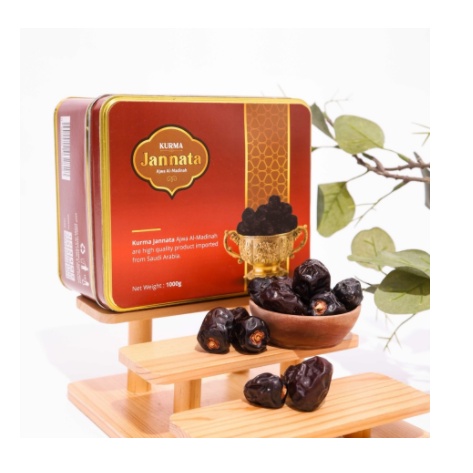 

Parsel Ramadan Kurma Ajwa Jannata Kurma Madinah Asli 1kg