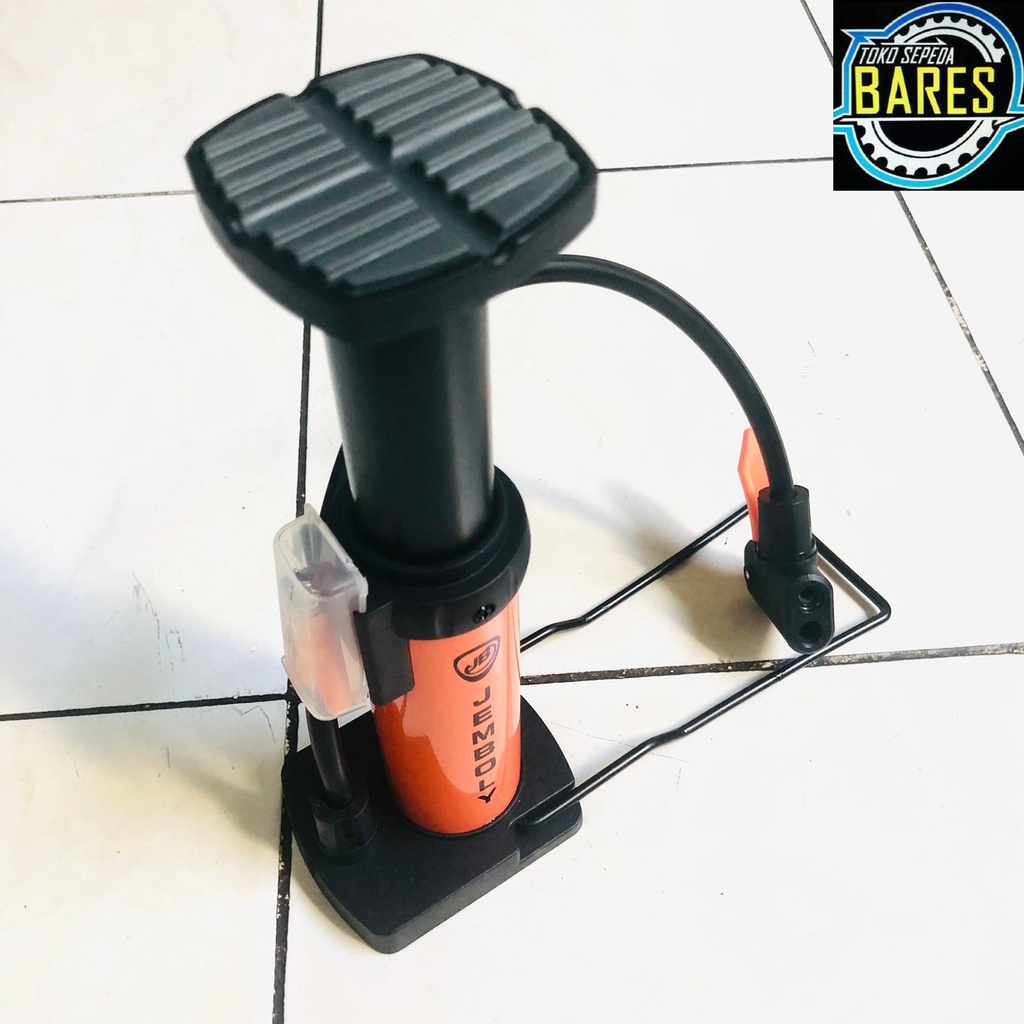 Pompa Injak Mini Sepeda Jemboly JB-PS4302 / Mini Foot Pump