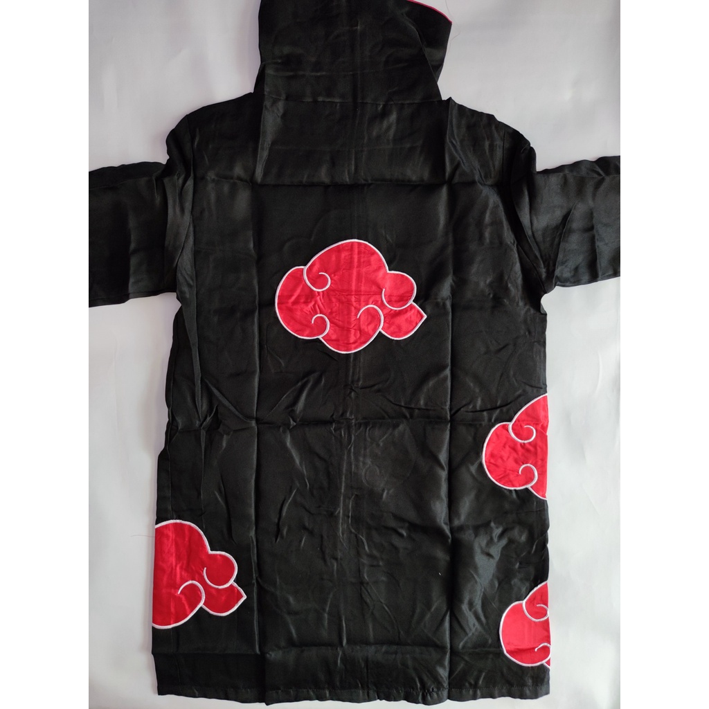 Kostum Akatsuki Naruto Itachi Uchiha Jubah Baju Anime Cosplay Impor