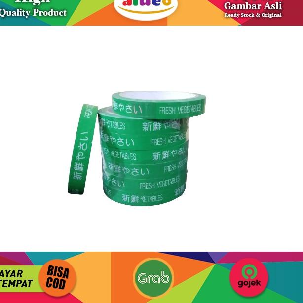 

qbcj Lakban Online Food / Orange Food / Green Food / Sayur 12 mm x 50 m - 12 Pcs で 34