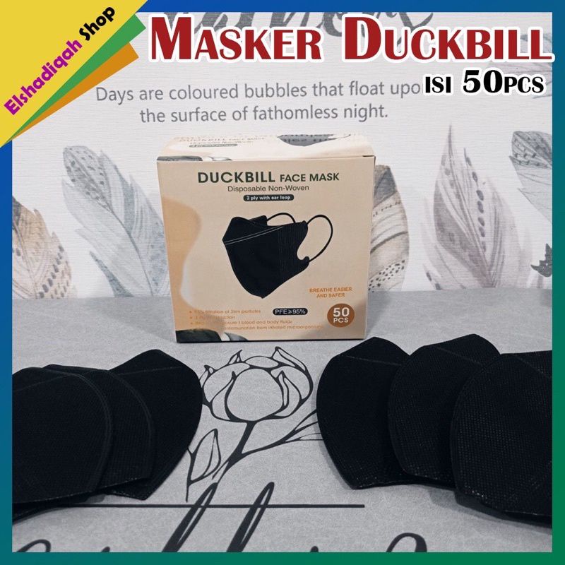 Masker Duckbill 1 box isi 50 pcs