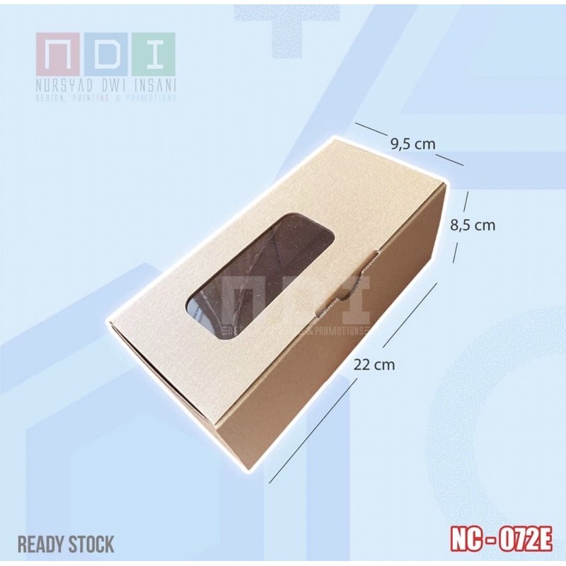 

DUS BOX CORRUGATED TUTUP MIKA 1 PAK (ISI 20 pcs) Uk. 22x9.5x8.5cm