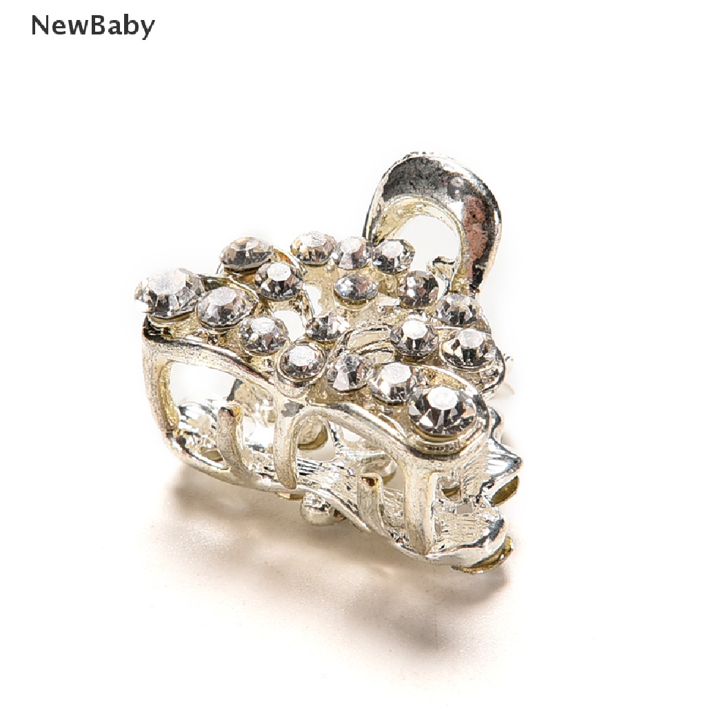 NewBaby Style New Crystal Flower Mini Hair Claw Clamp Hair Clip Hair Pin  ID