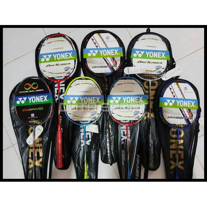 RAKET BADMINTON YONEX IMPORT BAGUS MURAH BONUS SENAR & GRIP