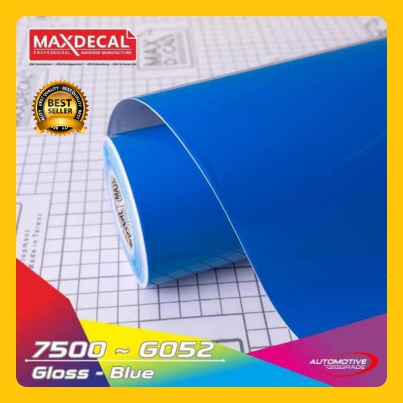 sticker vinyl biru - stiker maxdecal -skotlet mobil , motor aquarium