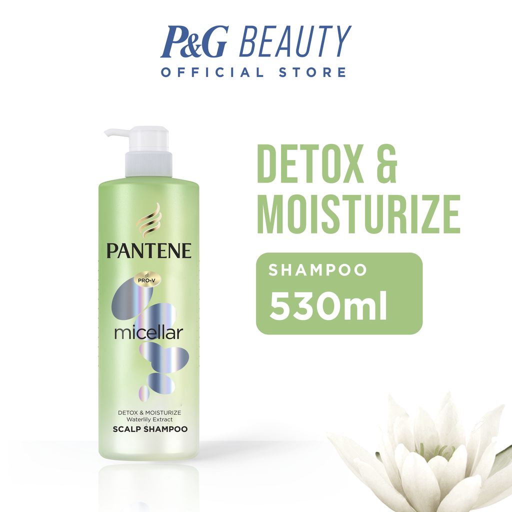 Pantene Micellar Detox &amp; Moisturizer 530ml Shampoo