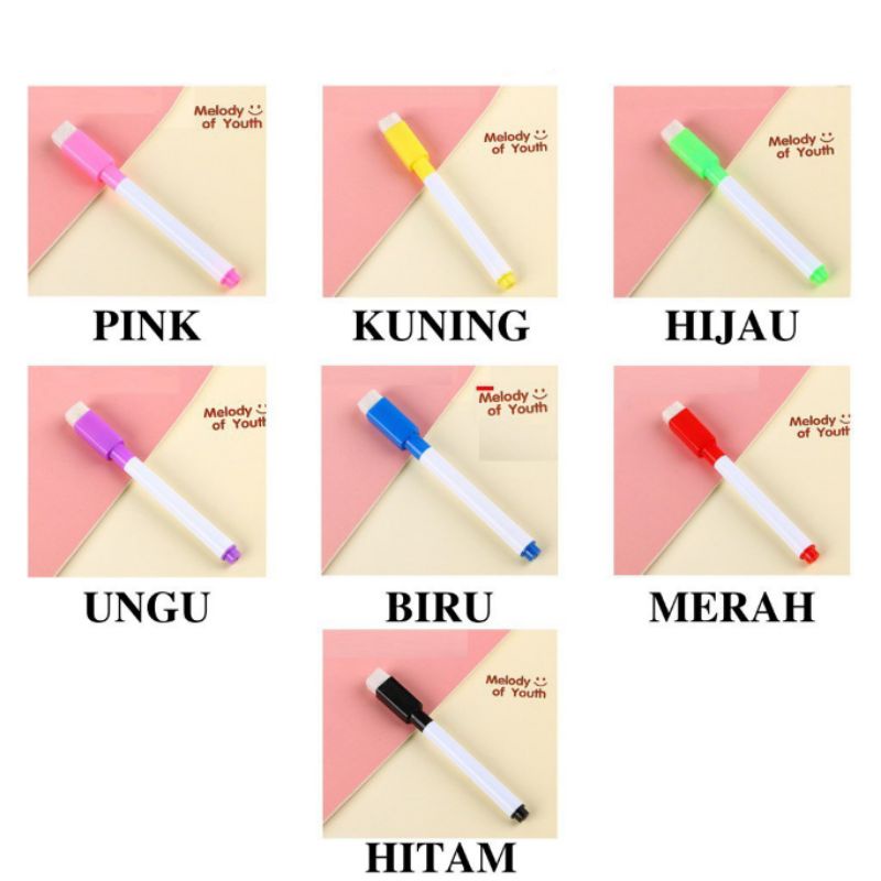 Spidol Warna Magnet / Spidol Ban Spidol Anak Papan Tulis Whiteboard