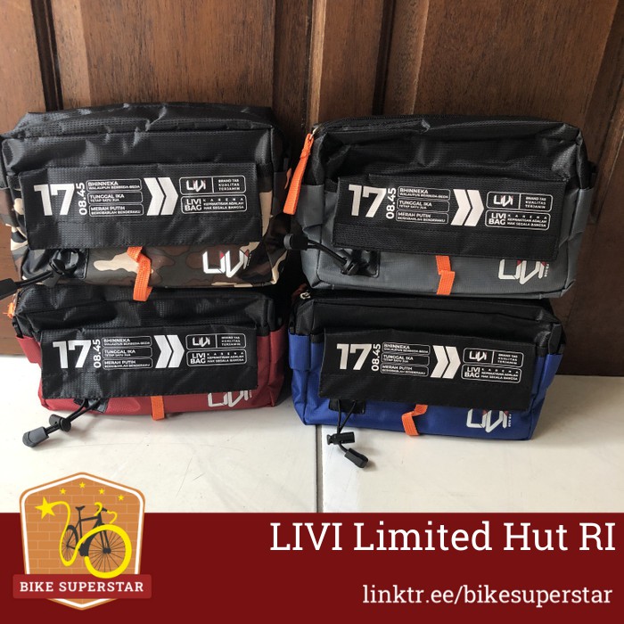 Tas Front Block Sepeda Lipat Livi by Element Limited Ed Kemerdekaan
