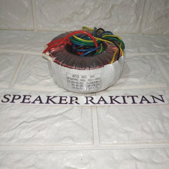 Trafo Travo Toroid Donat Uni 100Va 5A Ct 18V ,Ct 24V, Ct 32V