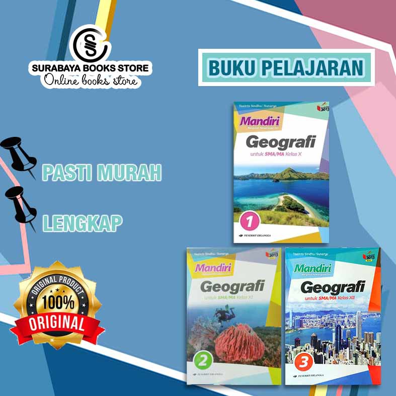 

BUKU MANDIRI GEOGRAFI SMA /MA X/XI/XII KURIKULUM 2013 ED. REVISI 2016 / YASINTO SINDHU P., SUNARYO
